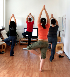 Yoga im Büro