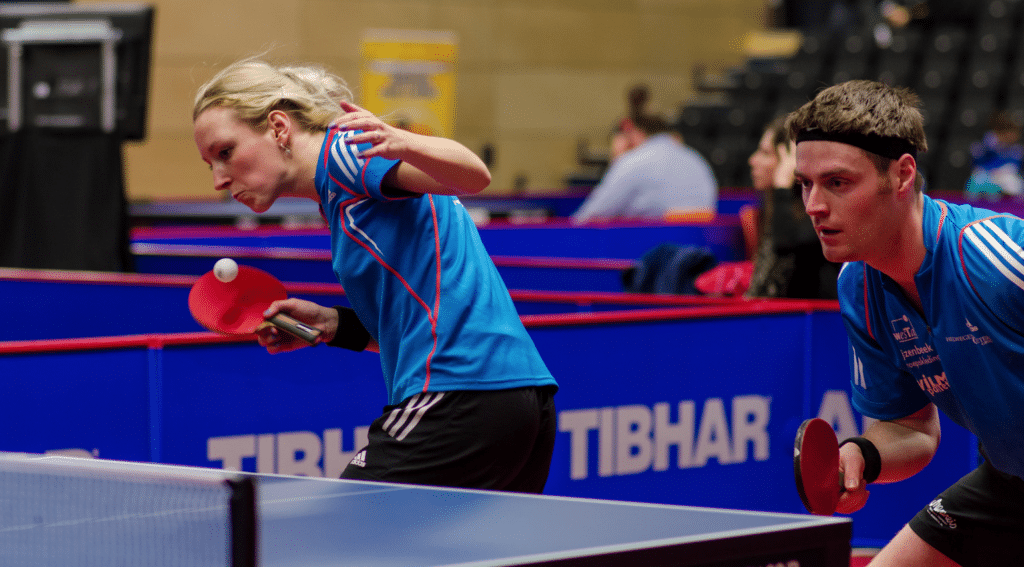 Gelungener Auftakt der DTTL-Playoffs im DSF 1 tischtennis doppel