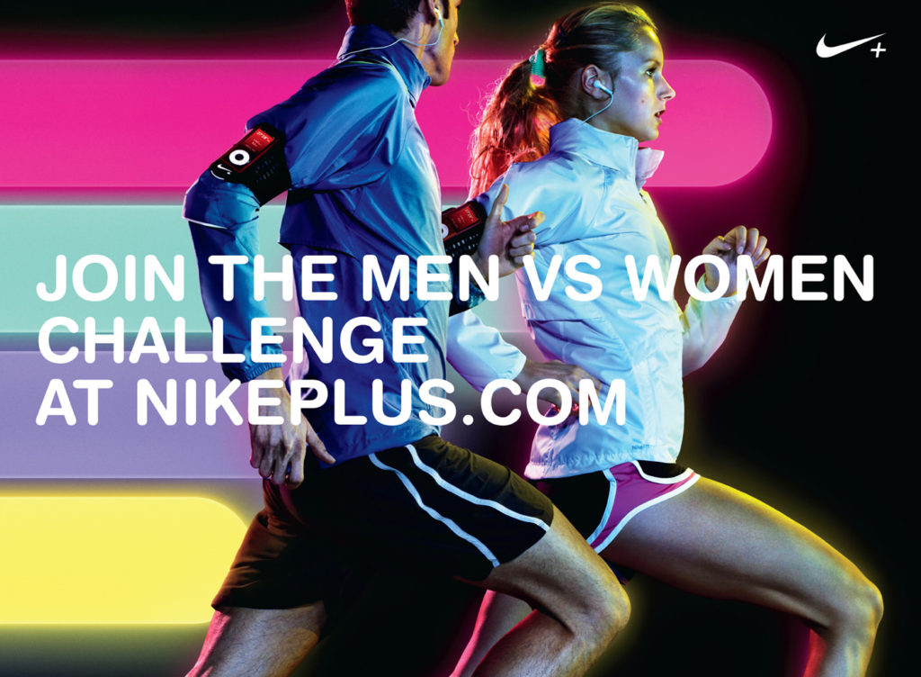 Nikeplus-Challenge 2009 „men vs women” in ganz Europa 1 nike plus nrc men vs women