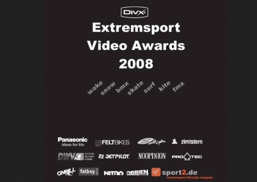 Extremsport Video Awards - Monsta gewinnt 1 divx extremsport video awards logo