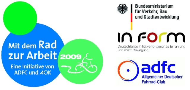 Rad statt Auto: 20 Tage für Gesundheit und Umwelt 1 mit dem rad zur arbeit 2009