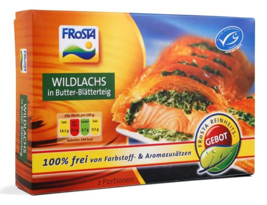 frosta wildlachs lebensmittelampel