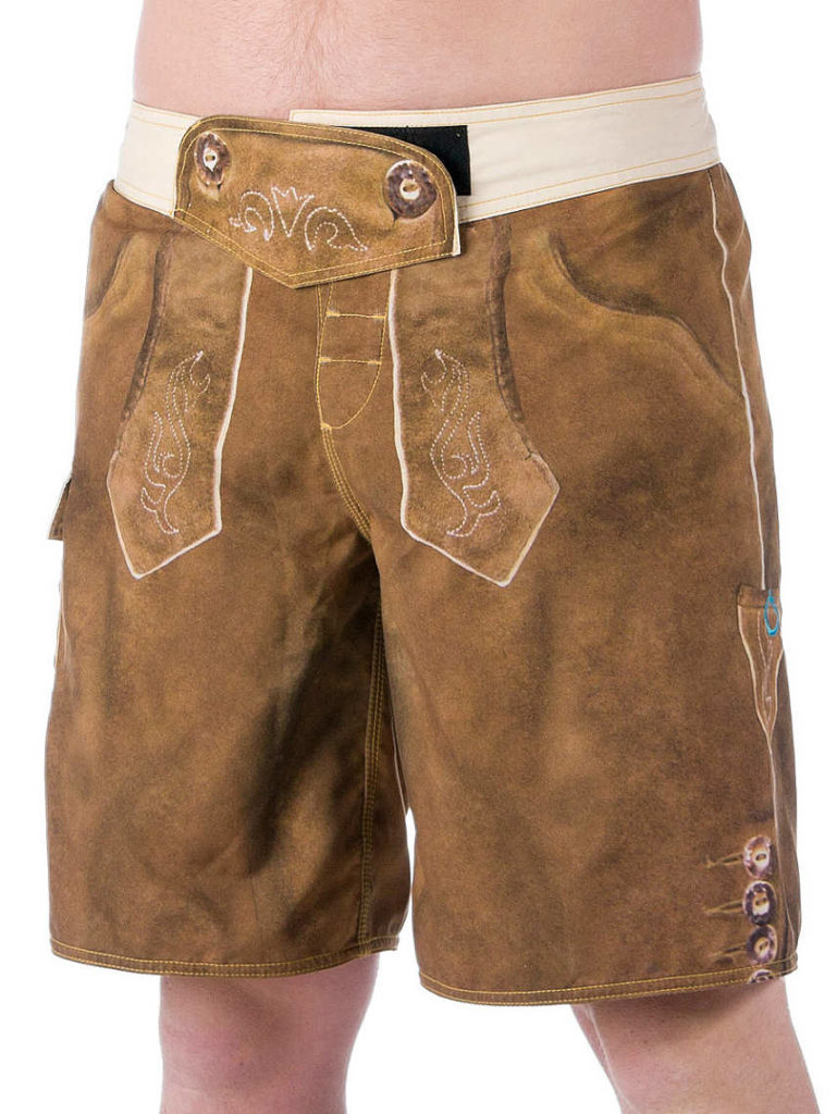 quicksilver lederhosen boardshorts badehosen leder