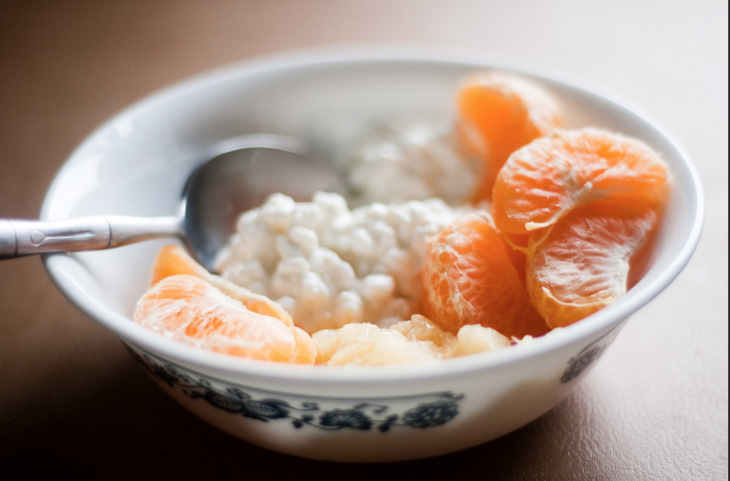 Magerquark mit Fruechten