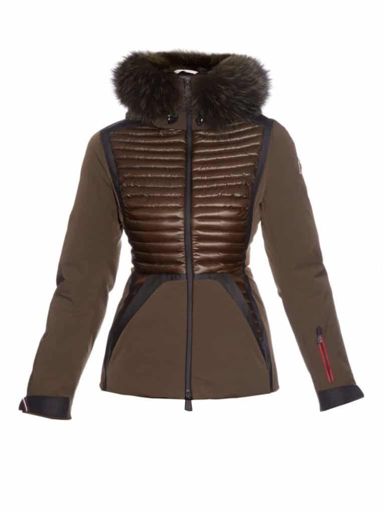 Das sind die modischen Trends für die Piste 2009/2010 1 moncler grenoble dark green kuna fox fur trim quilted down ski jacket green skijacke fell
