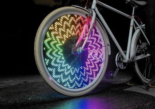 monkeylectric fahrrad led licht bild speichen