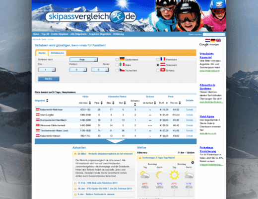skipassvergleich de homepage