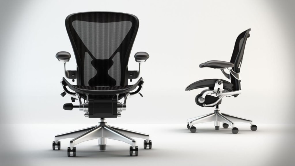Ergonomie am Arbeitsplatz: Orthopädischer Bürostuhl 1 Herman Miller Aeron chair ergonomischer orthopaedischer buerostuhl