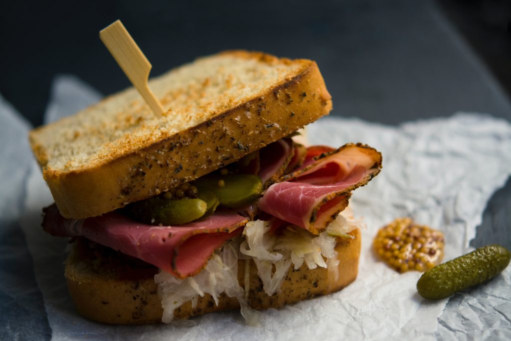 sauerkraut sandwhich