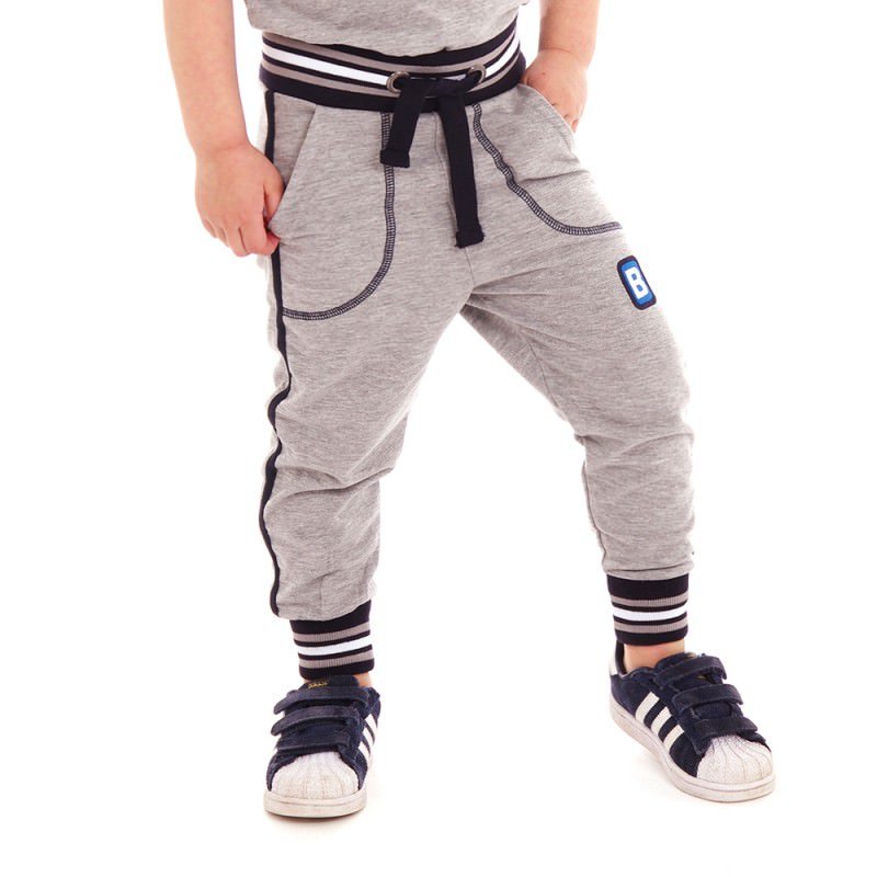 lowpants rudi grey melee jogginghosen