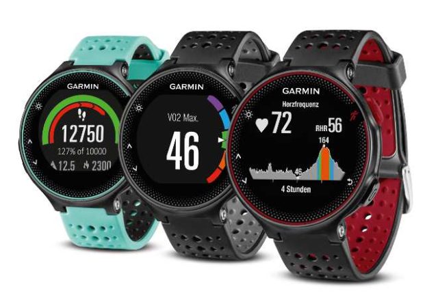 Garmin Forerunner 235: Neue Laufuhr mit Pulsmessung am Handgelenk 1 Garmin Forerunner 235 Familie