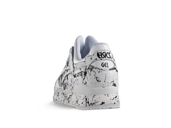 asics Tiger Marble Pack GEL LYTE III Marmor Weiss White back LR 1