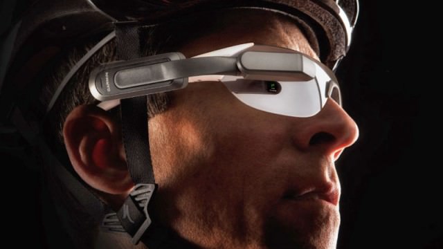 garmin varia vision head up display radbrille gps