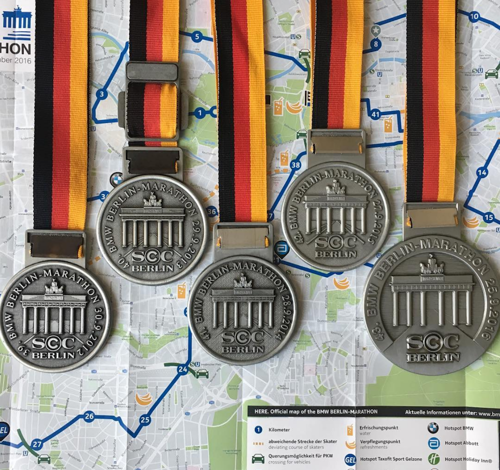 Berlin Marathon Medaillen