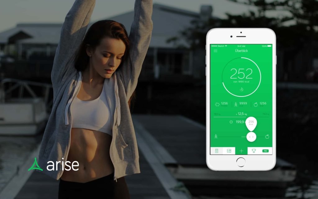 Kickstart 2017 Gewinnspiel: arise PRO Abnehmapp & Kalorienzähler mit Diät Coach 11 arise Abnehm App diaetcoach kalorienzaehler