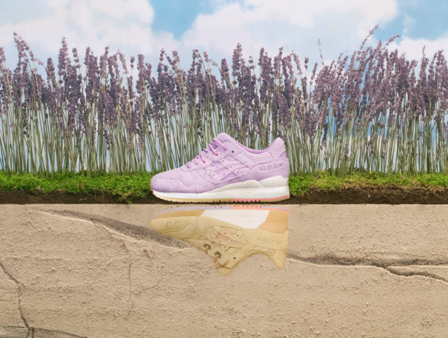 ASICS X CLOT GEL LYTE III Sand Lavender Sneakers