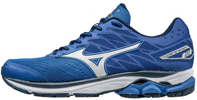 Mizuno Wave Rider 20 running shoe blue laufschuh blau