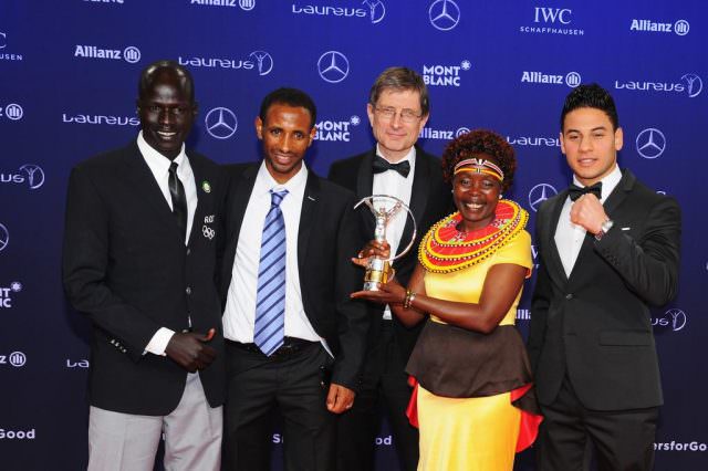 refugee team laureus awards 2017