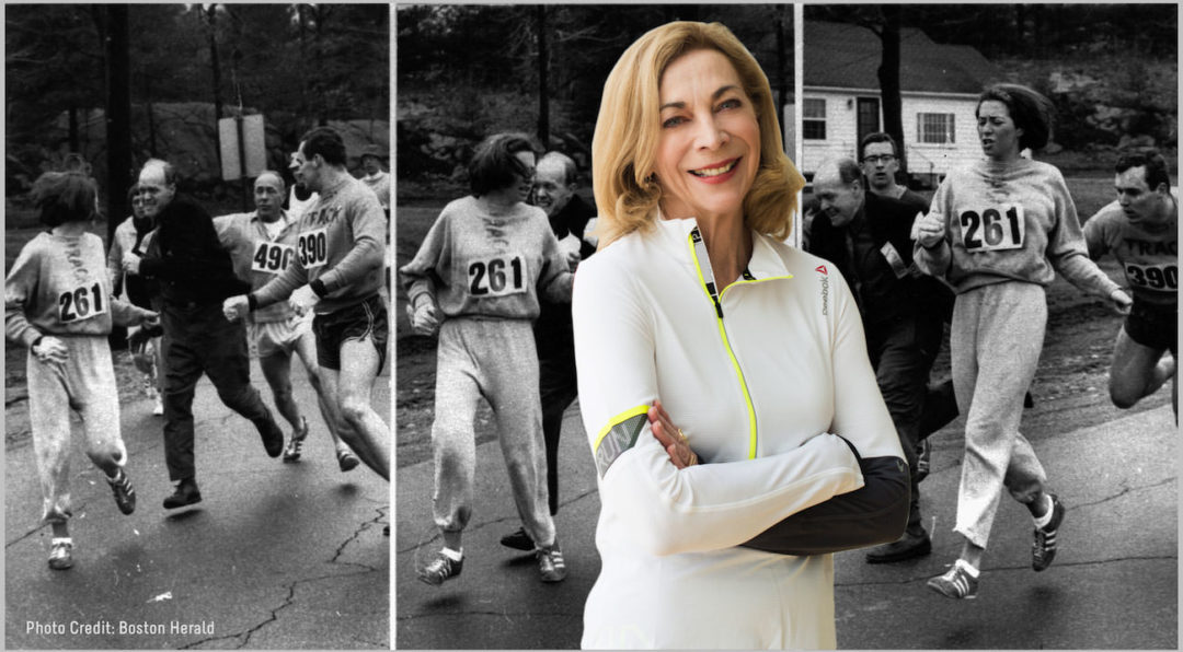 Kathrine Switzer then and now Boston Marathon 261