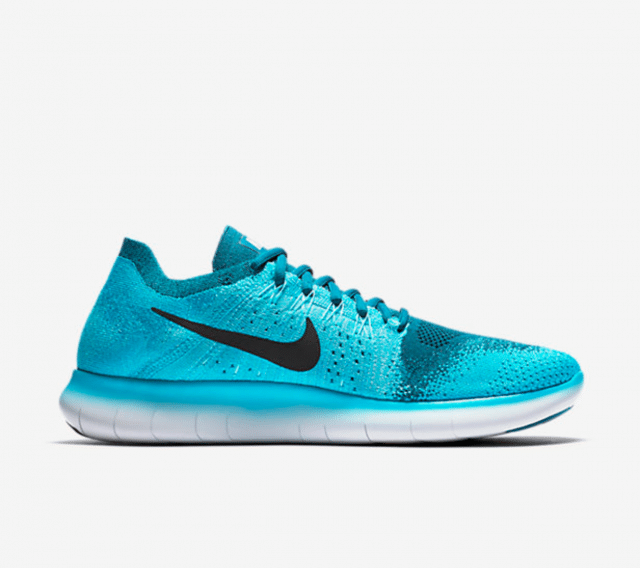 Nike Free RN Run Flyknit 2017 blau innen inner