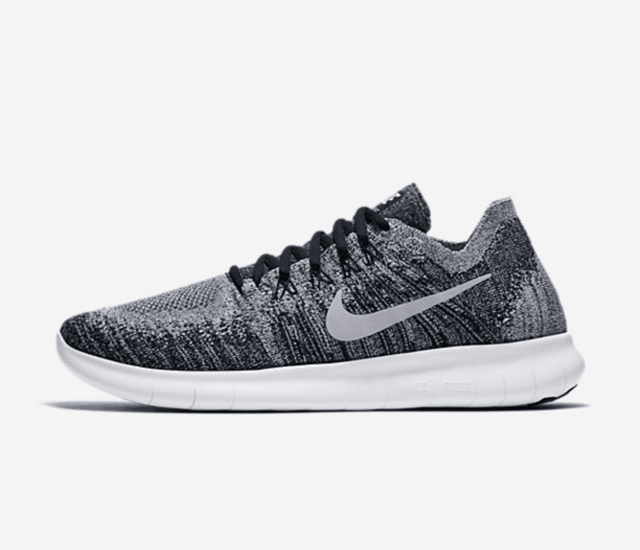 Nike Free RN Run Flyknit 2017 grau weiss grey white oreo