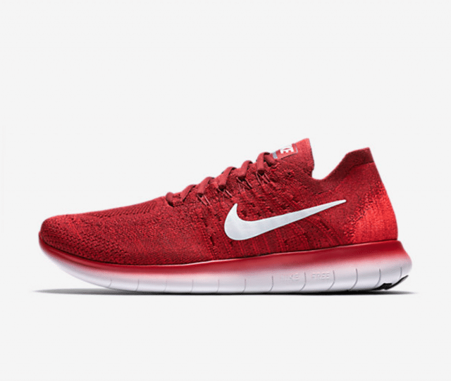 Nike Free RN Run Flyknit 2017 red rot