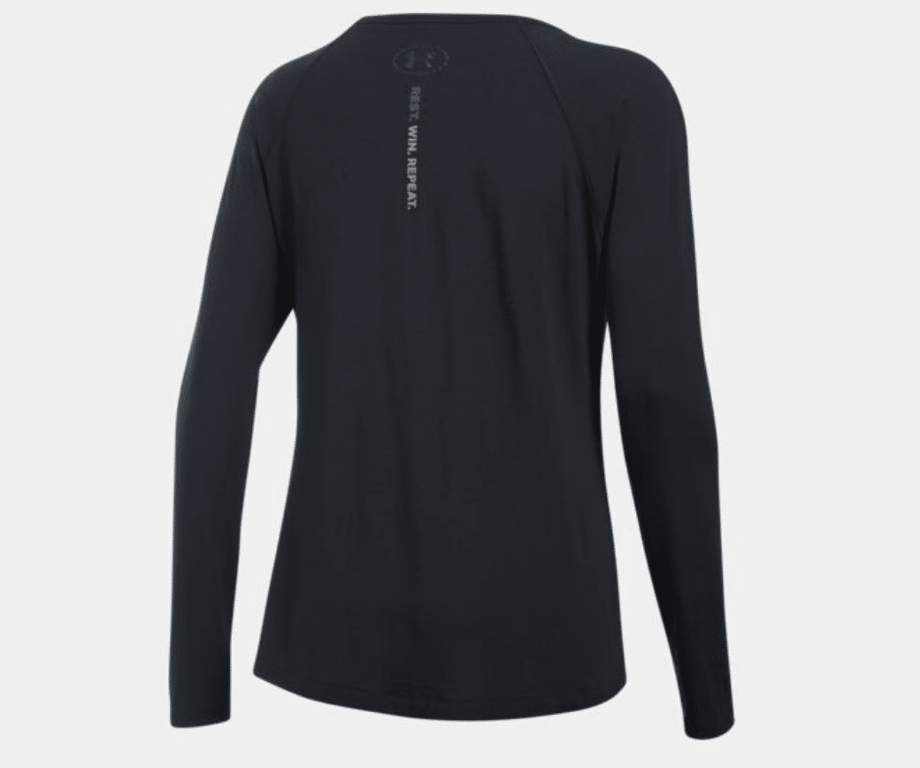 Under Armour Athlete Recovery Sleepwear Henley Long Sleeve Shirt Langarmshirt