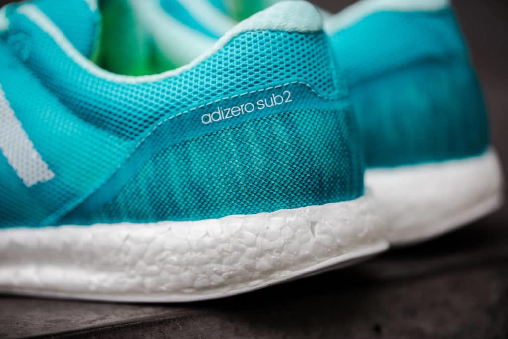 adidas adizero Sub 2 - Wird das der neue Marathon-Weltrekord Laufschuh? 12 adidas adizero sub2 boost light running shoe back left
