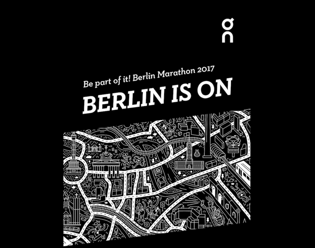 ON Running Events zum Berlin-Marathon - Berlin is On Black and White Run 2 berlin is on running marathon event