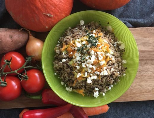 reis fit naturreis roter quinoa kornmix test schafskaese erfahrungen rezept