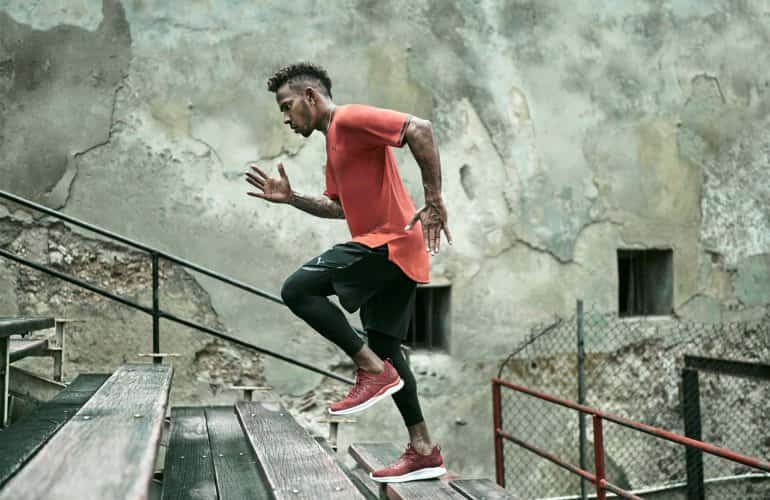 Lewis Hamilton in PUMA IGNITE Flash evoKNIT