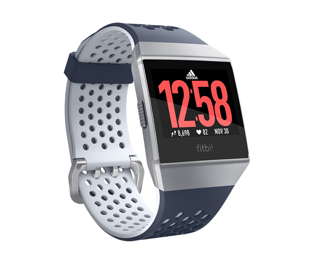 fitbit ionic adidas blue gray silver gray 0 1d0fe66e36f65af6be2b2b457e7861b2