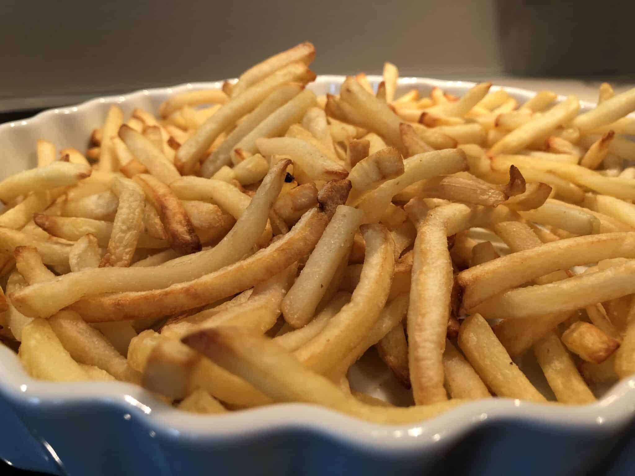 Gesunde Pommes Frites Heissluftfriteuse