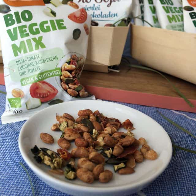 LANDGARTEN Bio Soja Snacks bio veggie mix lecker