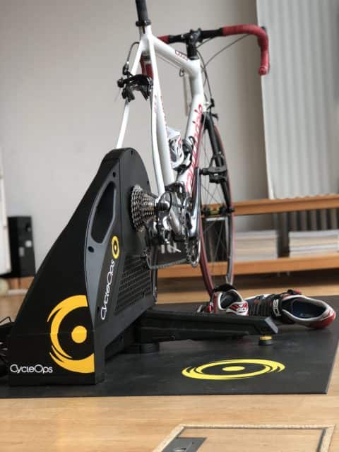 cycleops hammer rollentrainer test erfahrungen platz setup