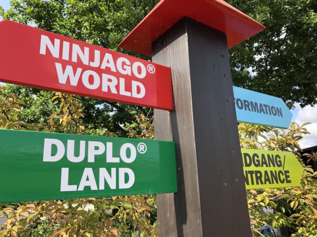 Von Venice Beach nach Flensburg. Das lief im August 2018 16 legoland billund wegweiser