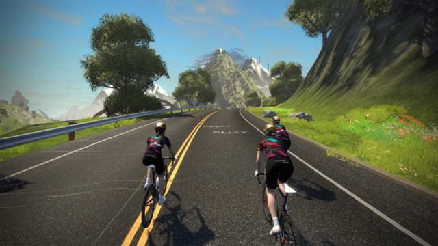 zwift rollentrainer erfahrungen bike community app bergrennen