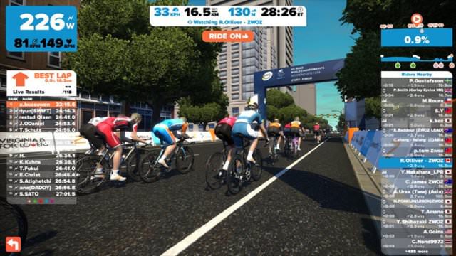 zwift rollentrainer erfahrungen bike community app stadtrennen