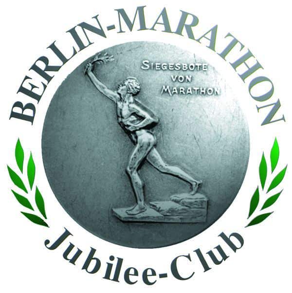 Berlin-Marathon. Erfahrungen von der Strecke und meine Ergebnisse 21 Jubilee Club Logo Berlin Marathon