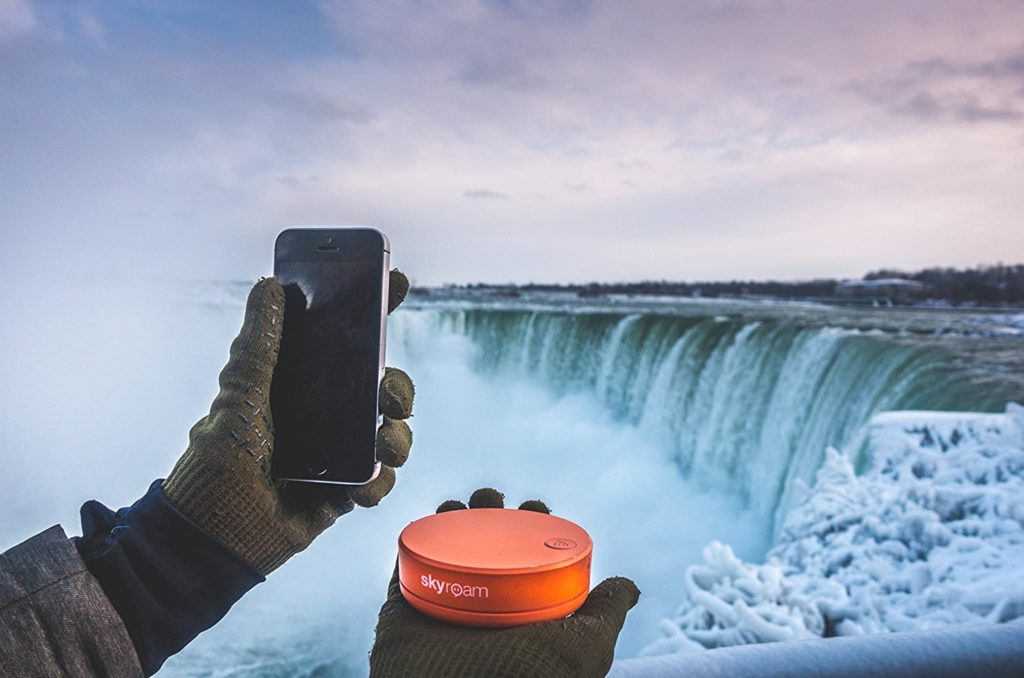 Skyroam Solis Travel Niagarafaelle Test Erfahrungen Mobiler WLAN LTE Hotspot