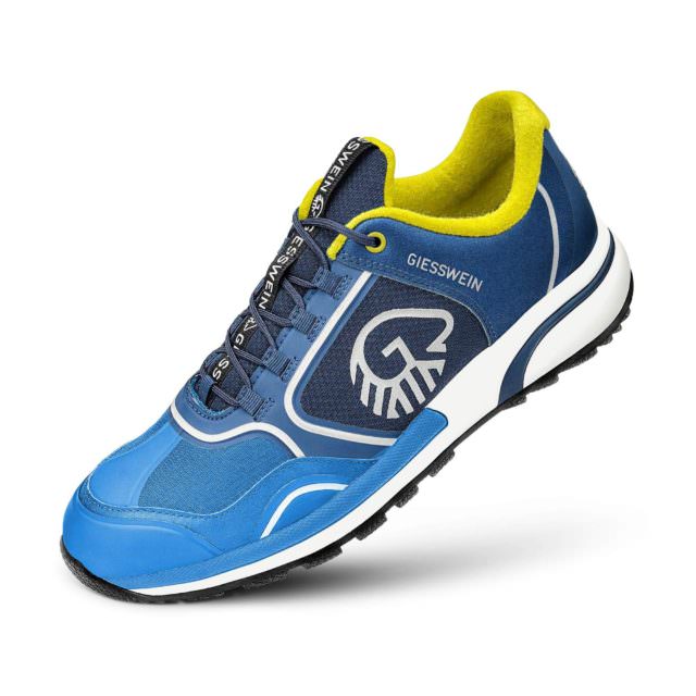 Laufschuhe aus Merinowolle? Giesswein WOOL CROSS X Sportschuhe Test Erfahrungen 18 giesswein wool cross x merinowolle sportschuhe laufschuhe blue blau