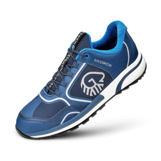 Laufschuhe aus Merinowolle? Giesswein WOOL CROSS X Sportschuhe Test Erfahrungen 17 giesswein wool cross x merinowolle sportschuhe laufschuhe navy