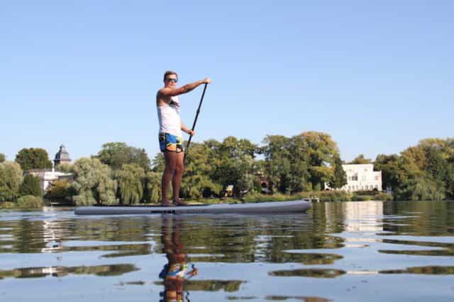 indiana sup stand up paddling board test blogger erfahrungen heiliger see