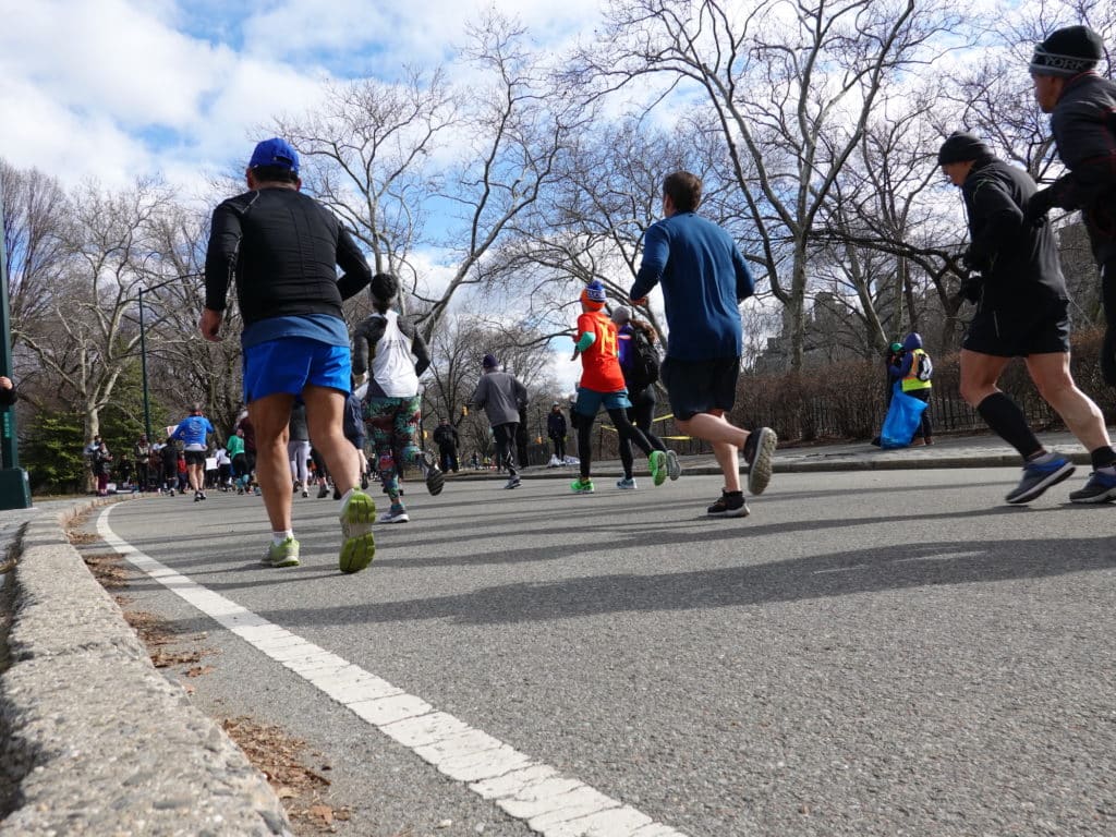 United Airlines New York City Half Halbmarathon Laeufer