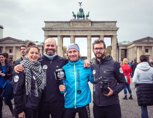 7Continents Norman Buecher Kontinente Laufen Berlin Brandenburger Tor Kinderstimmen