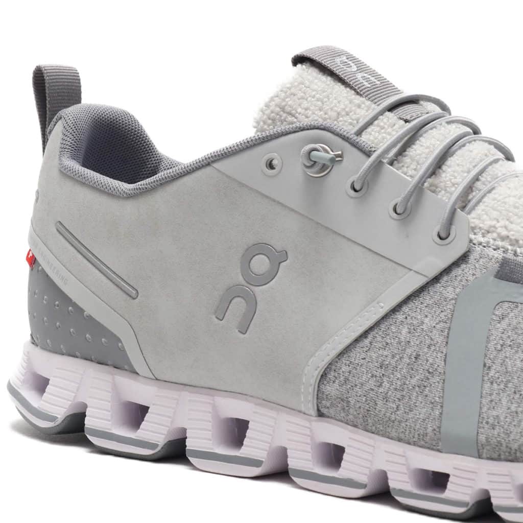 on cloud terry seite veganes leder sneaker