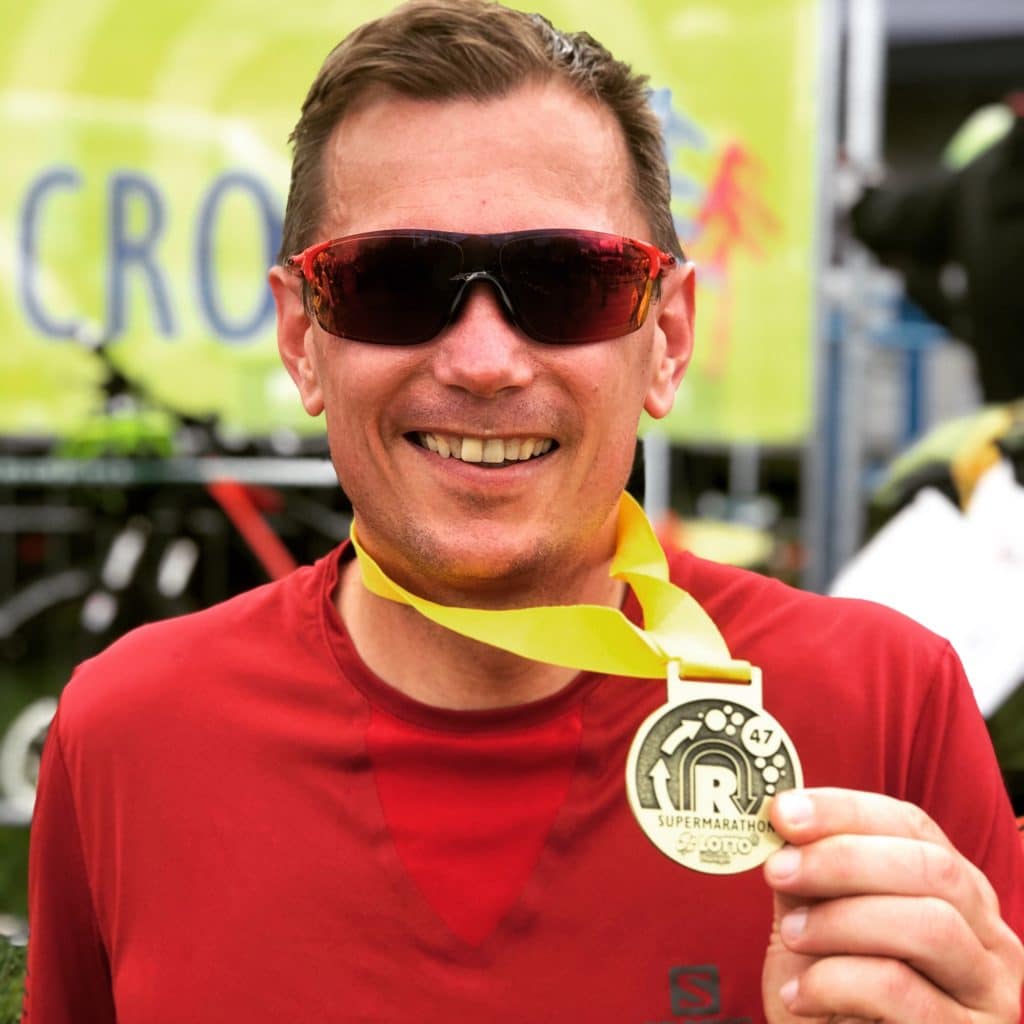 Rennsteiglauf Supermarathon Medaille Foto Ziel Schmiedefeld