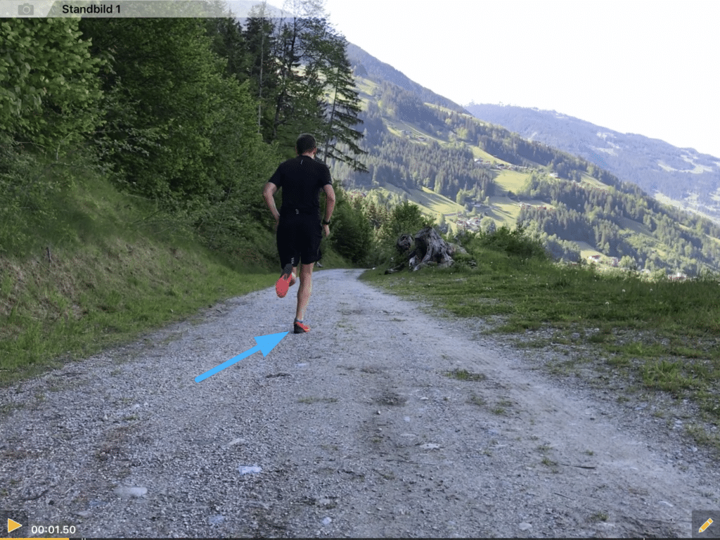 videoanalyse laufstil trailrunning training alpen