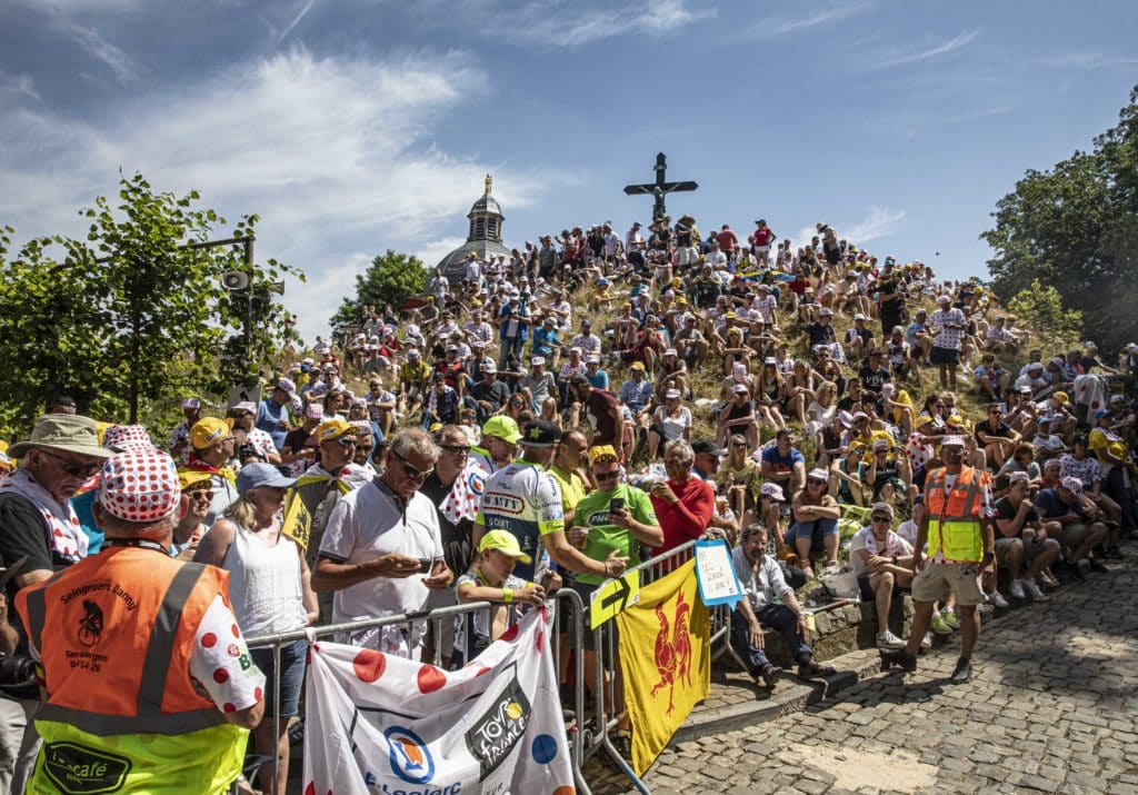 Tour de France live. Grand Départ mit Alpecin auf den Originalstrecken 13 Tour de France live Grand Depart Alpecin Katusha Muur von Geraadsbergen Tour de FRance 1