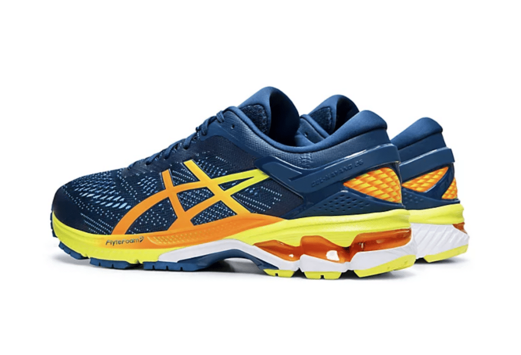 asics gel kayano 26 laufschuh test hintenseite